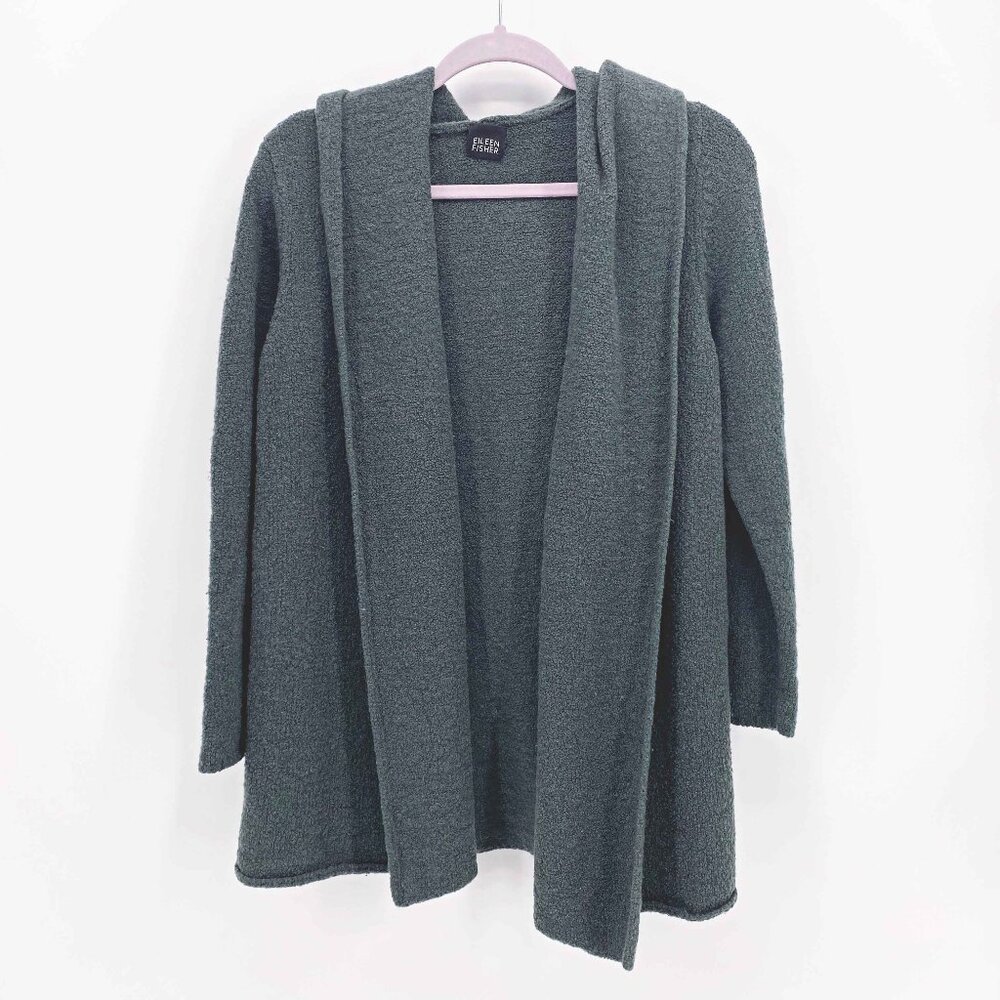 Eileen Fisher Wool Blend‎ Boucle Cardigan